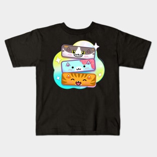 Cat Tower fun time Kids T-Shirt